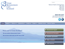 Tablet Screenshot of crusescotland.org.uk